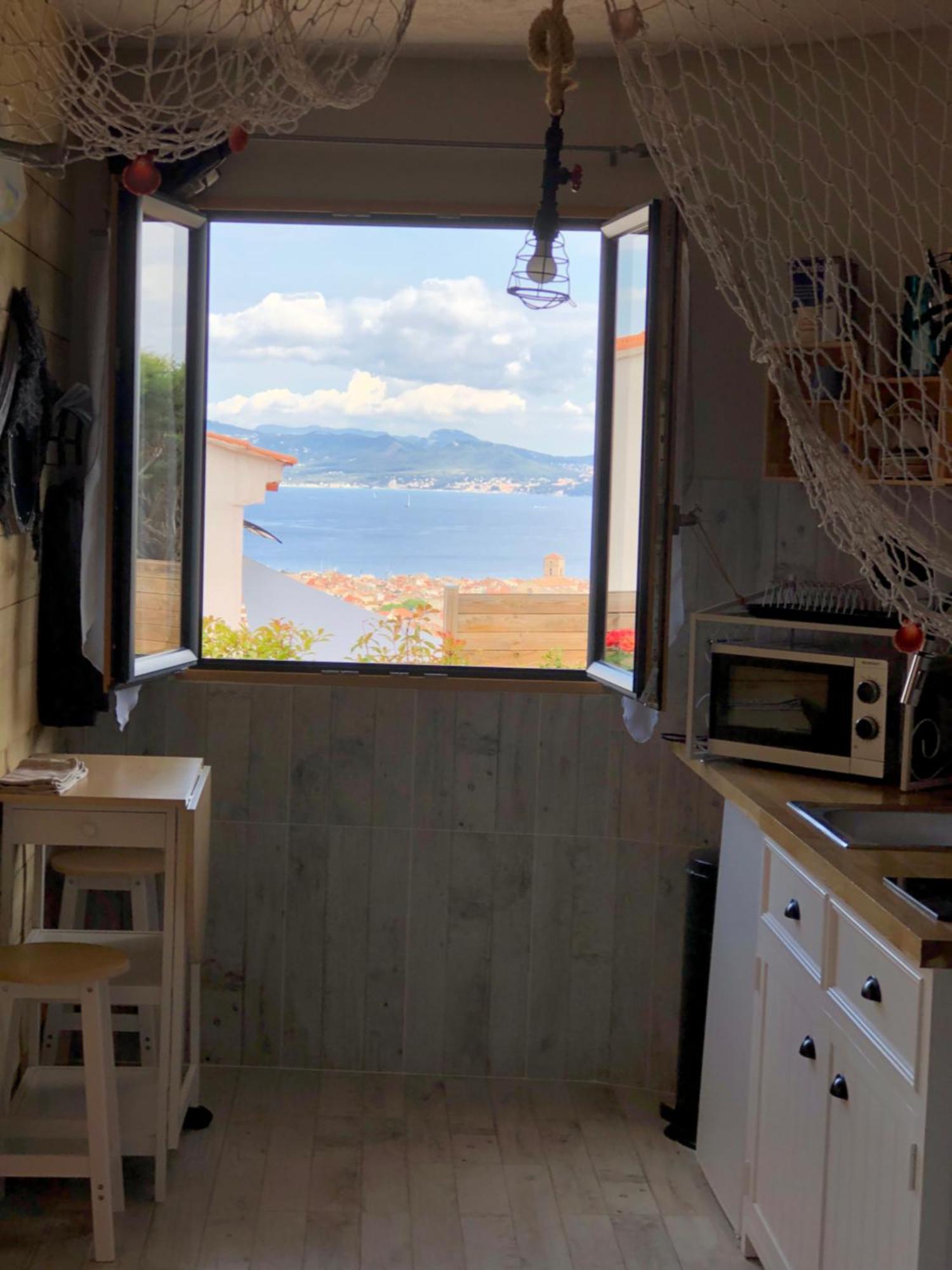 Studio Pirate Vue Mer - Soleil Levant La Ciotat Apartment Luaran gambar